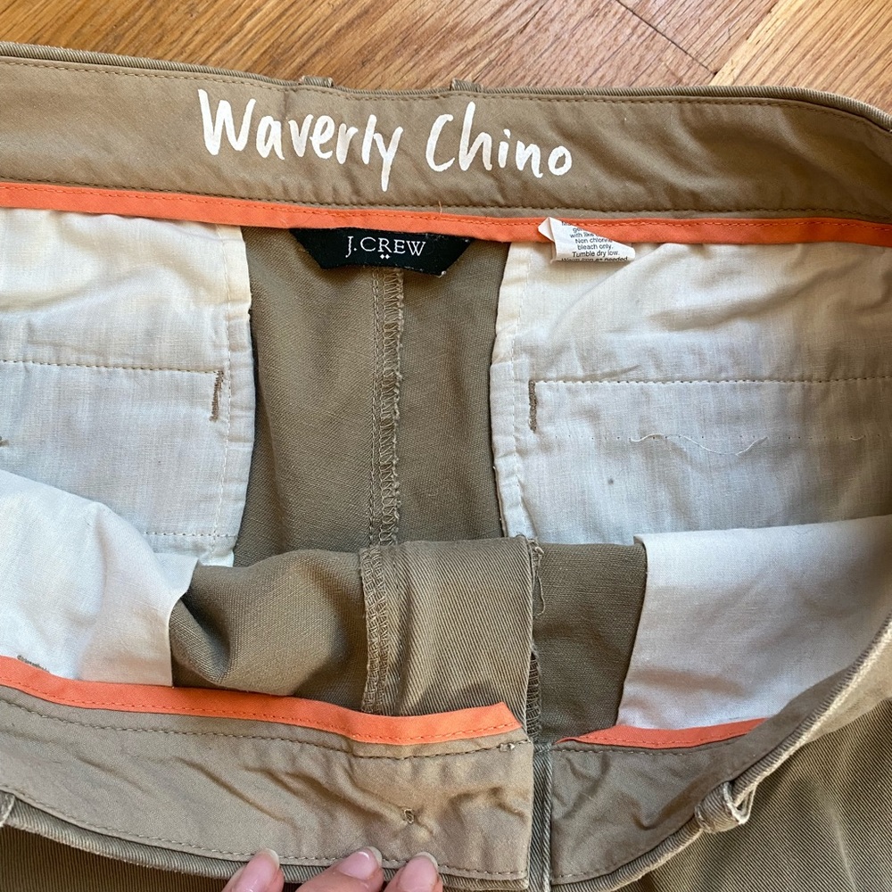 J. Crew Women’s Waverly Chino Pants - Picture 7 of 8